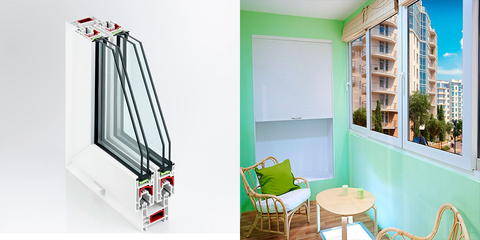 REHAU EURO Design Slide - раздвижная система для остекления беседок, балконов, террас